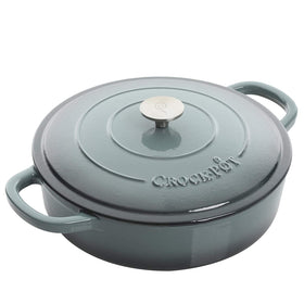 Crock-Pot Artisan braiser with lid shows even heat distribution for stovetop to oven cooking