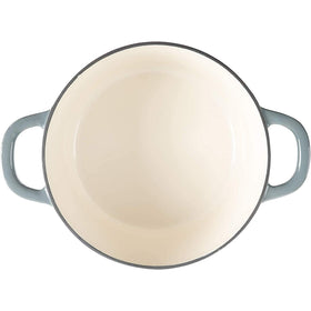 Lid-on serving scene from stove to table.