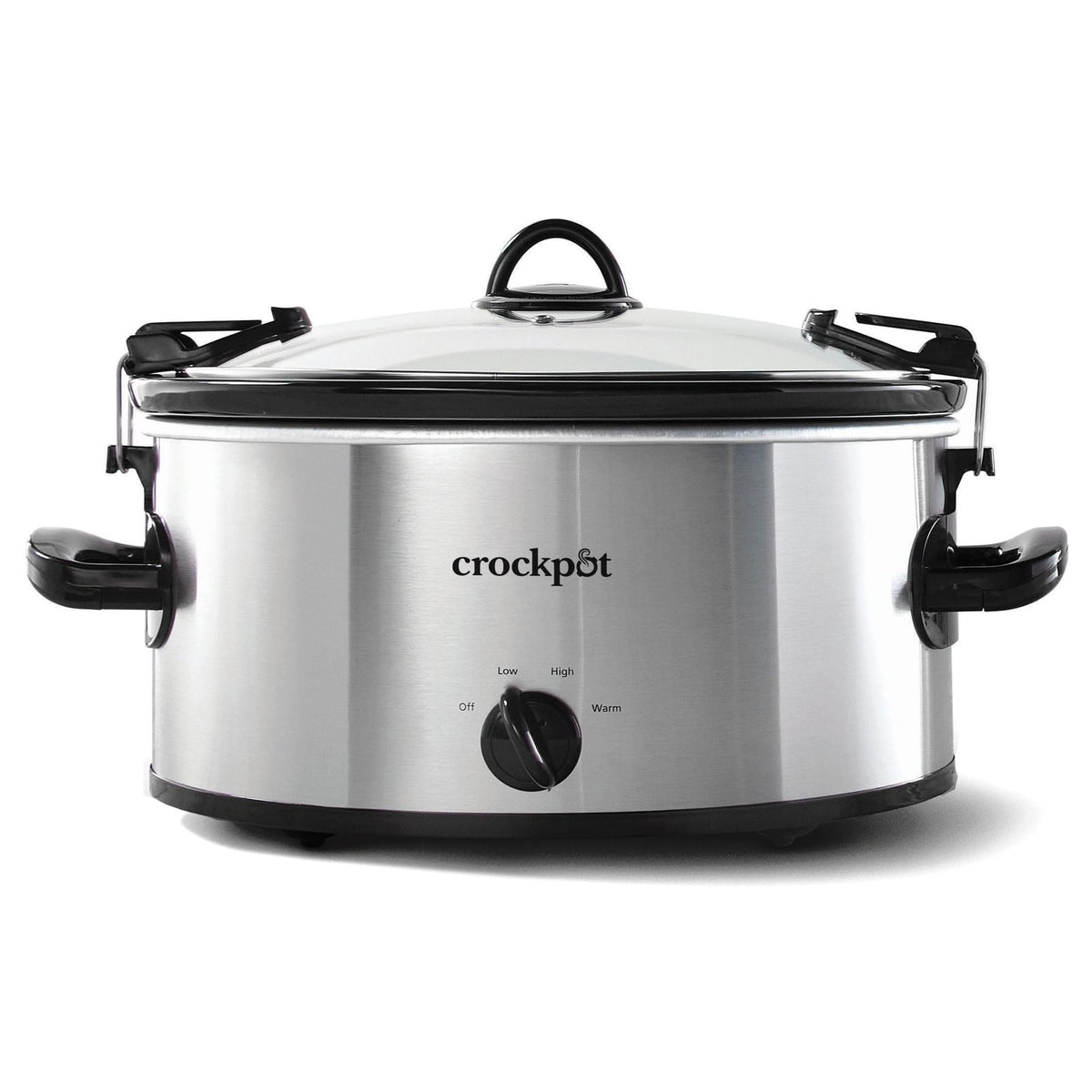 Crock-Pot Cook N Carry 6-quart oval lid lock for travel safety.