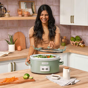 Crock-Pot Design Series Moonshine Green adds minimalist style to kitchens.