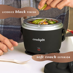 Crock-Pot electric lunch box dishwasher-safe container for simple cleanup.