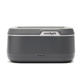 Crock-Pot GO mini lunchbox open lid for easy filling on the go.
