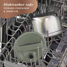 Crock-Pot dishwasher-safe lid and container enable quick, hygienic cleanup