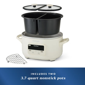 Crock-Pot MultiMeal two pots oven-safe up to 450°F for crispy finishes