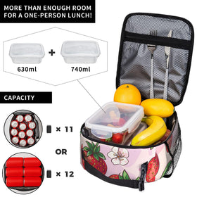 cromcu pink axolotl lunchbag adds fun for kids' school lunches.