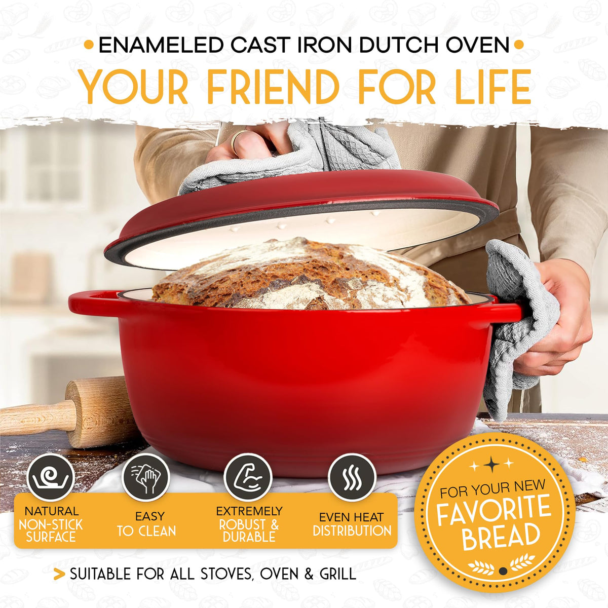 Crovora oven heat distribution supporting a crisp crust.