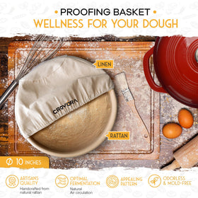 Crovora sourdough recipes included for easy bread making.