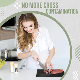 Crown Display multi-use cutting board ideal for BBQs, camping, and travel.