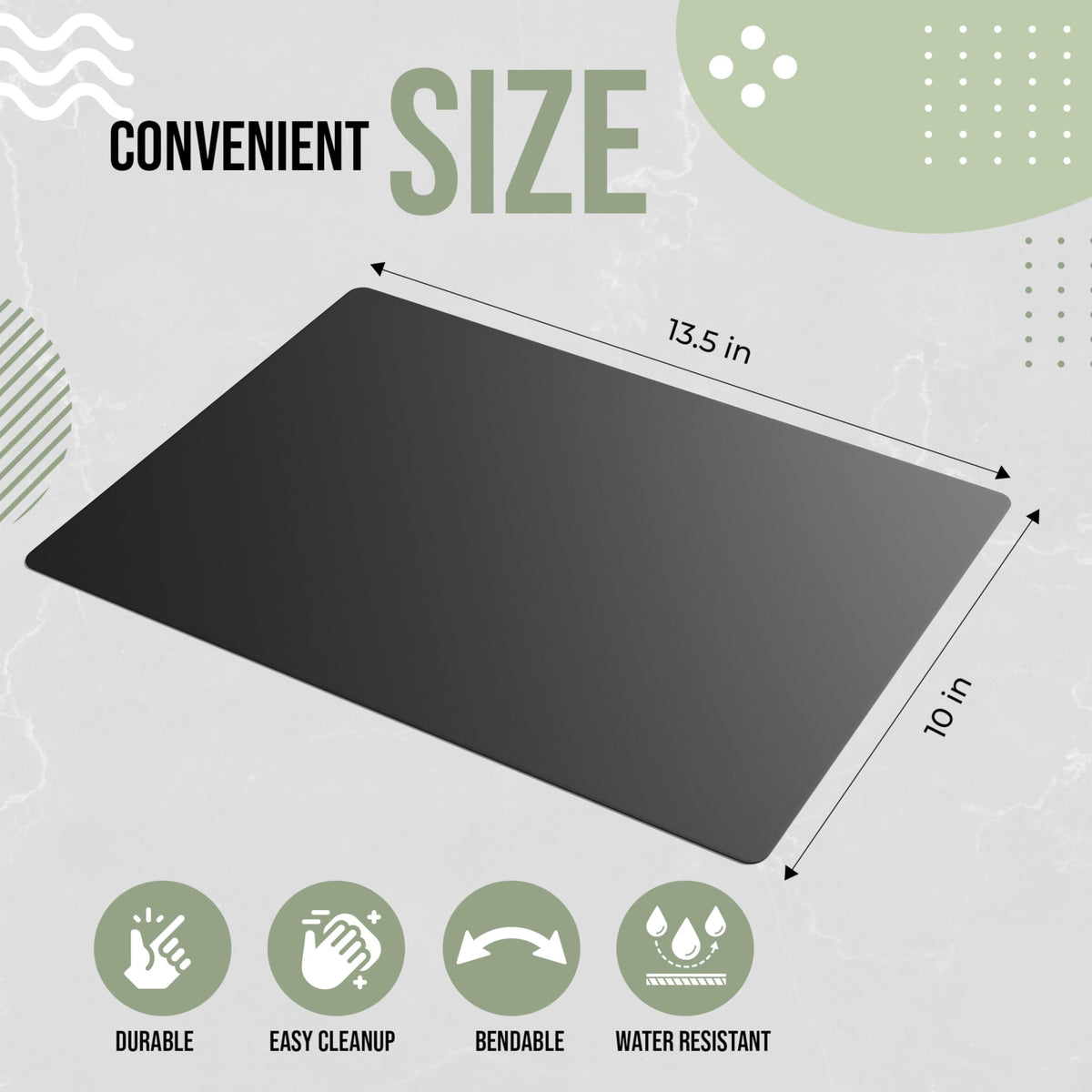 Crown Display recyclable plastic cutting mats suit eco-conscious kitchen tasks.