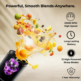 Crown Living blender lid filter: removable to adjust texture and easy cleaning.