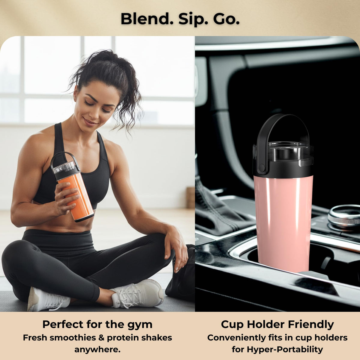 Crown Living self-cleaning function with 30 seconds and BPA-free parts.