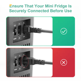 Crownful mini fridge ETL certified for safe, durable use.