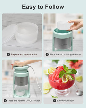 CROWNFUL removable parts facilitate simple cleaning and maintenance.