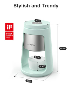 CROWNFUL two ice cups enable fast, crowd-ready treats.