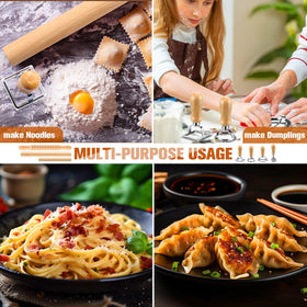 Crssbrohip dumpling stamp set offers four shapes for versatility