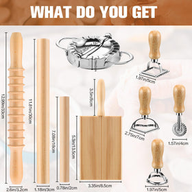 Crssbrohip pasta cutter shown trimming pasta for even portions