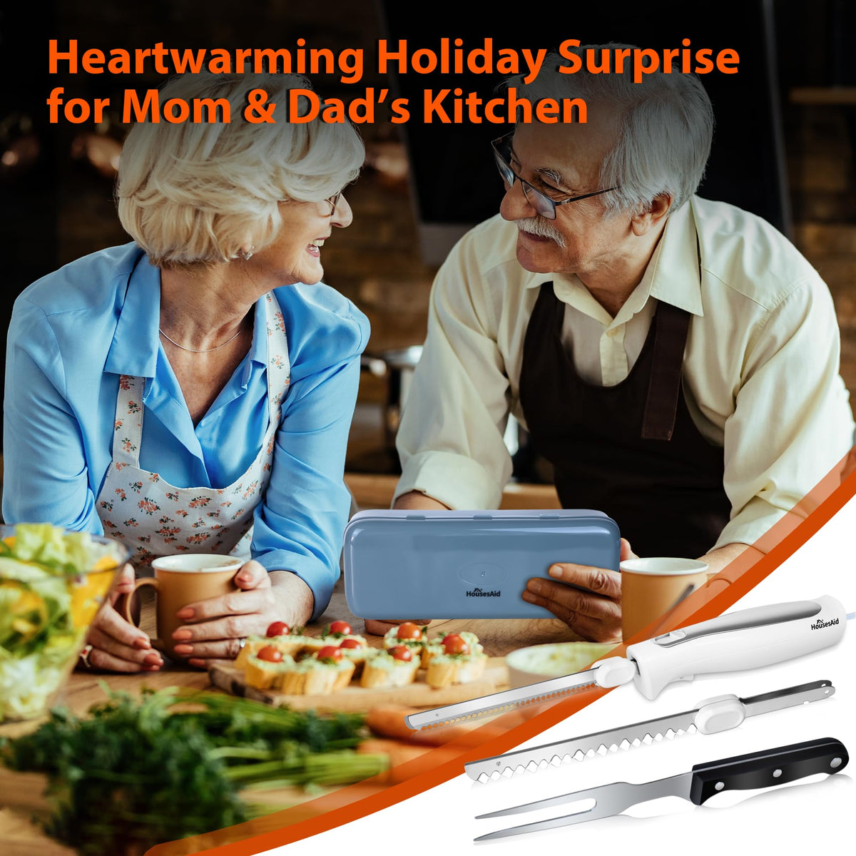 Crudetea electric knife blades are dishwasher safe for easy cleaning