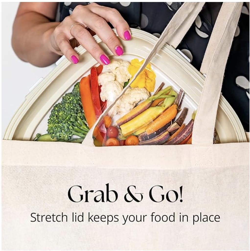 Crudités BPA-free durable material for safe daily use.