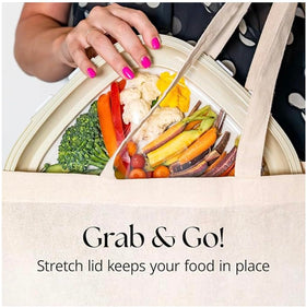 Crudités BPA-free durable material for safe daily use.