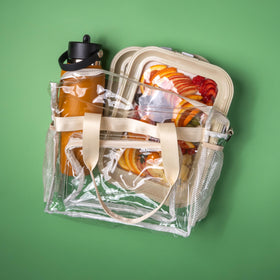 Crudités dishwasher-safe containers simplify cleanup after meals.