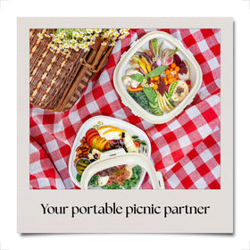 Crudités stackable meal-prep containers organize your fridge efficiently.