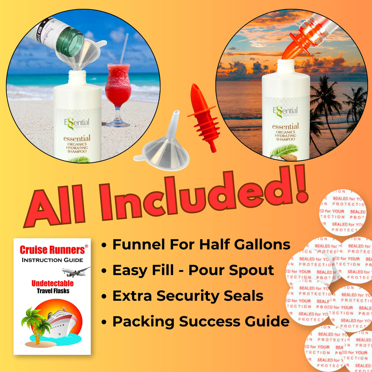 Durable materials used in Cruise Runners travel bottles