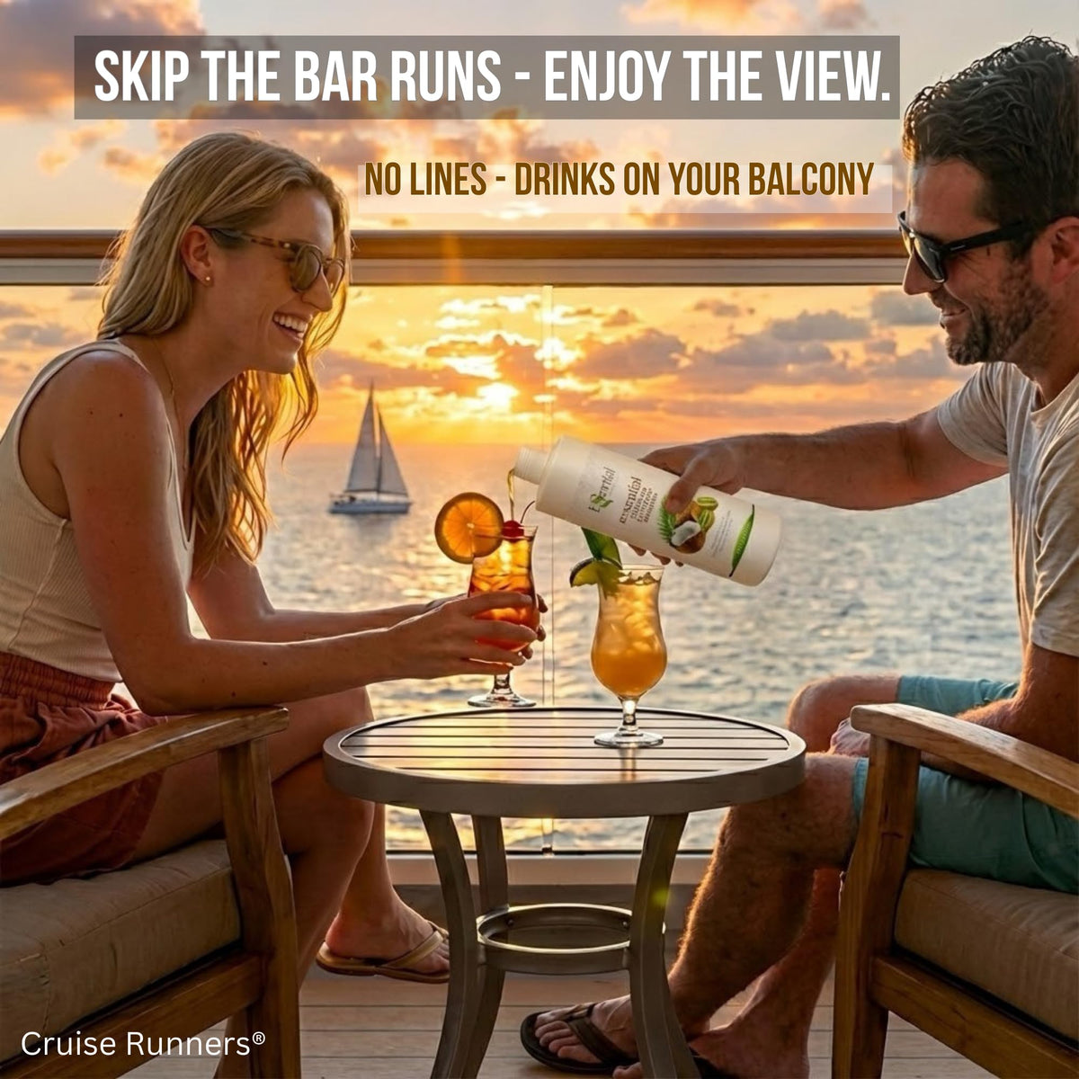 Pour spout from Cruise Runners for precise pours
