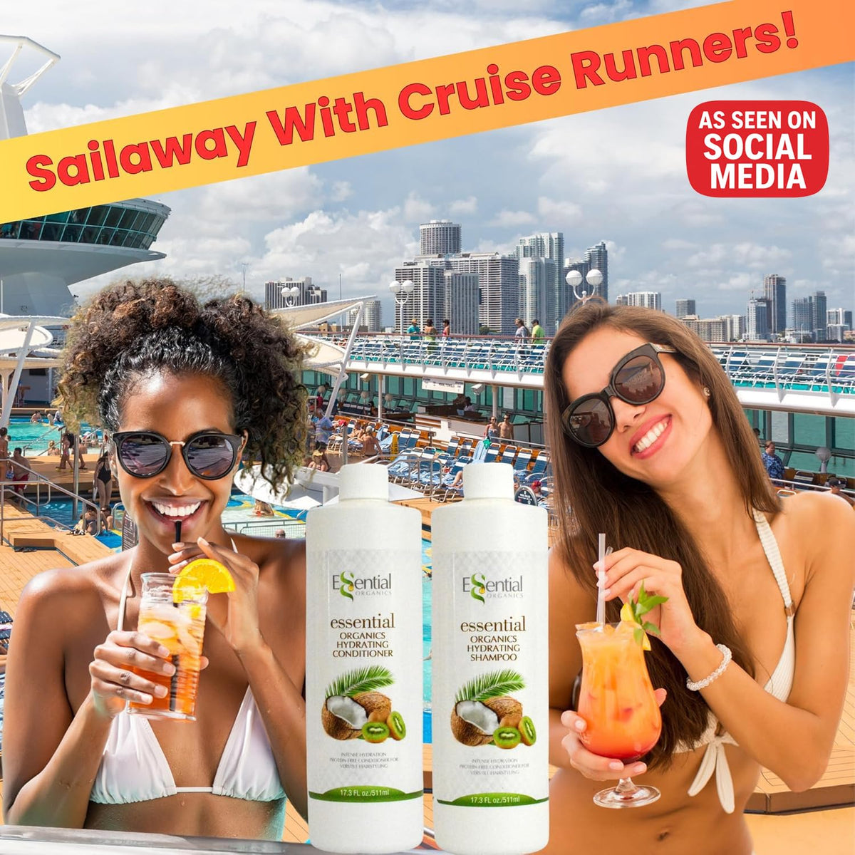 Tamper seals from Cruise Runners keep containers secure while traveling