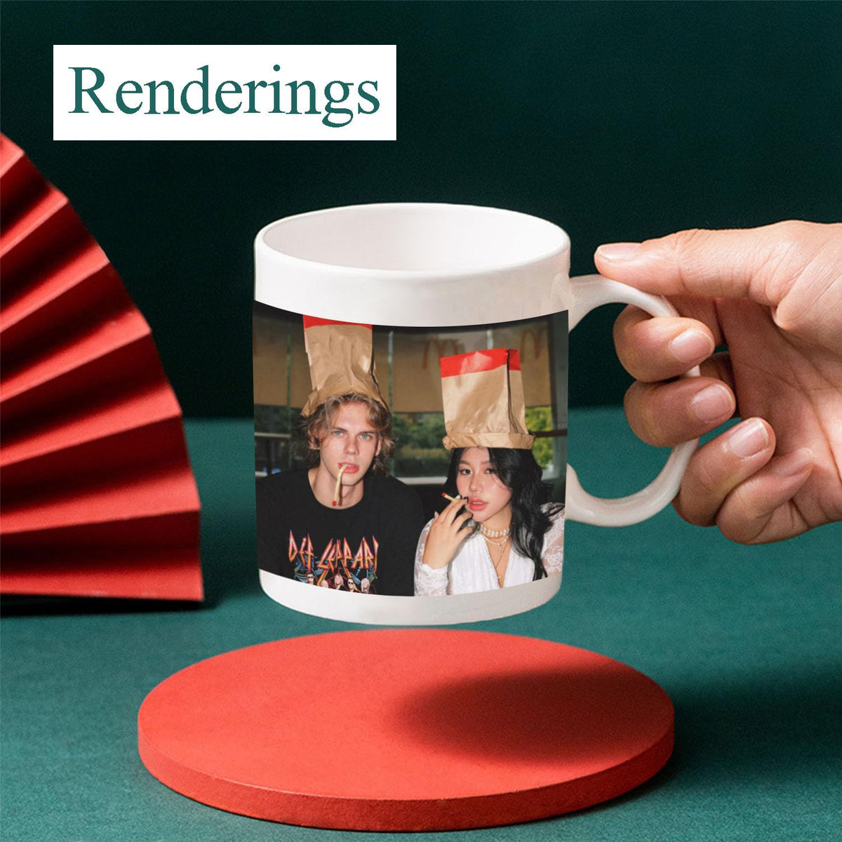 CRUMANCY customization-ready mug supports photo mugs and personalized gifts.