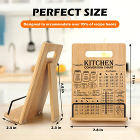 CryCarrot adjustable stand with hinges reduces neck strain during cooking