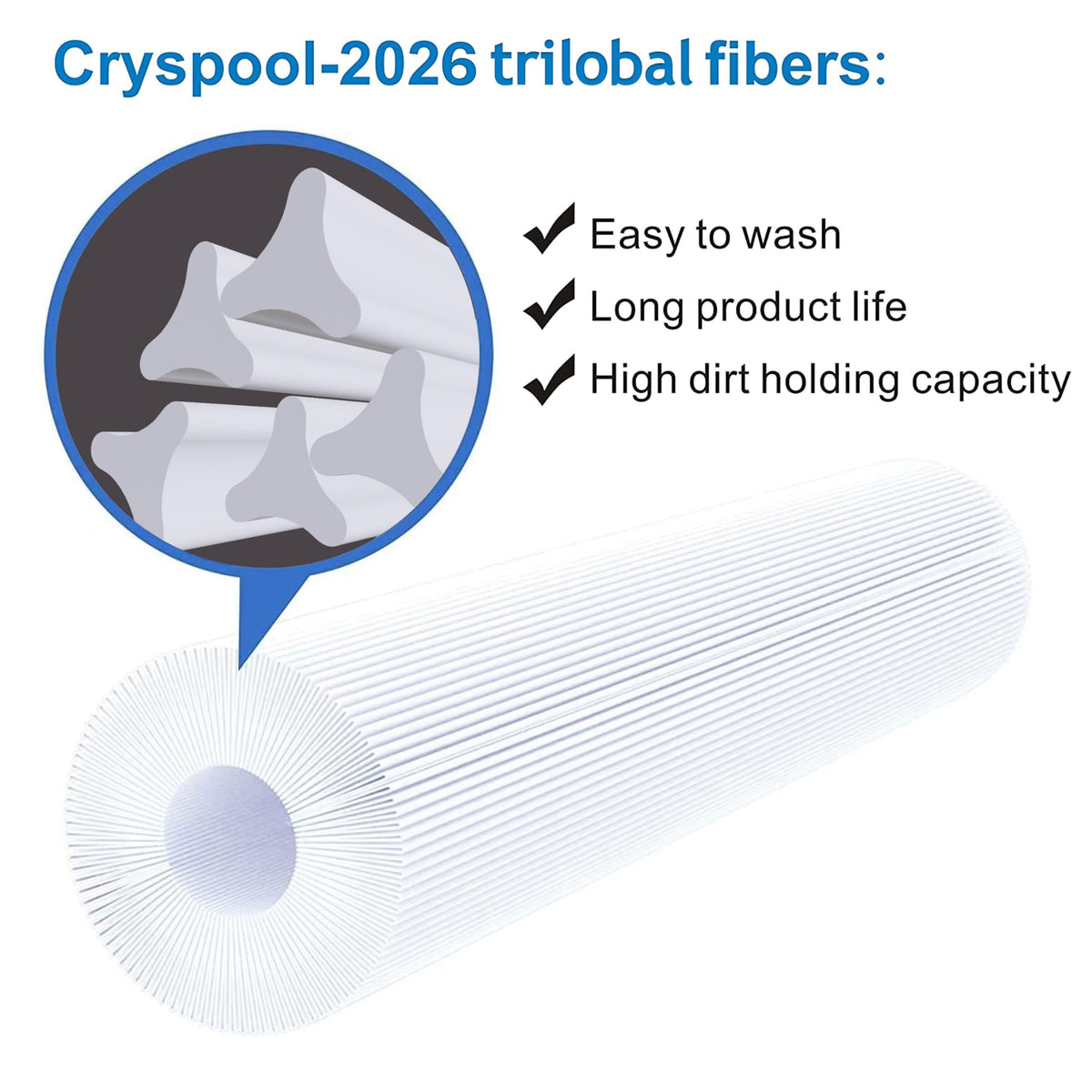 Cryspool 08008 filter compatibility labels indicate Maax Spa fit details.
