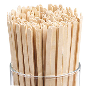 Crystal Ware BPA-free wood stirrers safe for all beverages