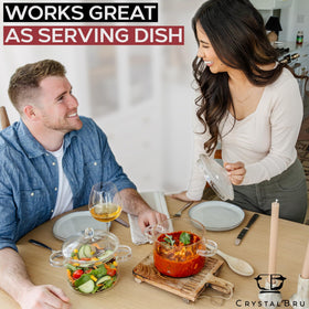 Crystalbru set includes a mini e-book with simple recipes