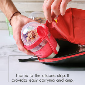 Crystalia dishwasher-safe and freezer-safe cups for multiple uses.