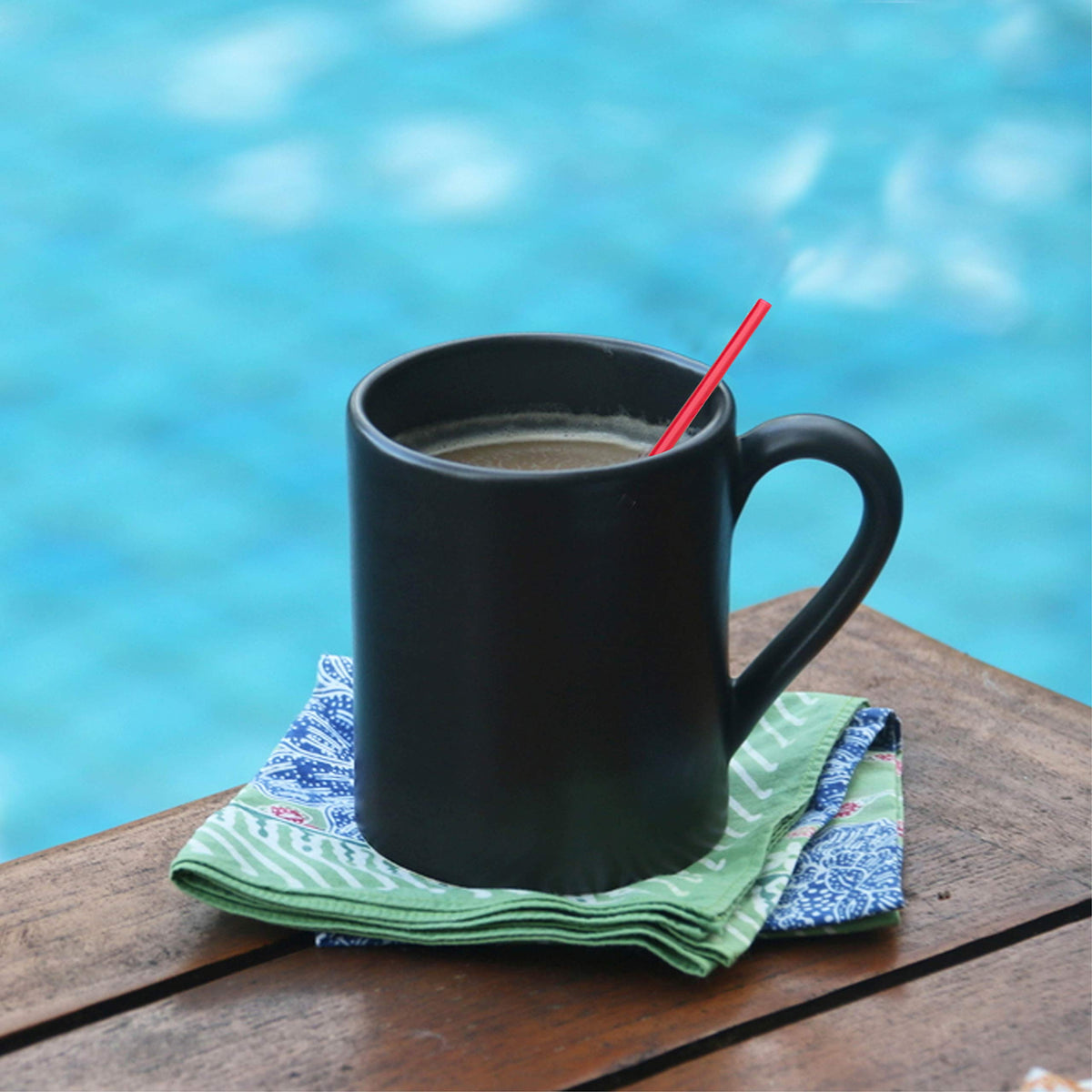 Crystalware skinny, sturdy sip-stirrers for home bars and cafes