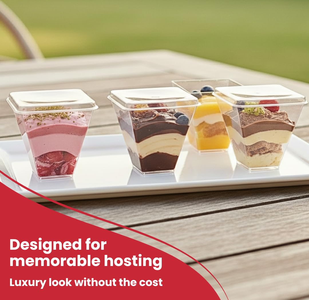 Crystry included spoons for ready-to-serve treats.