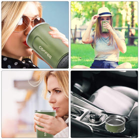 CS COSDDI tumbler car-holder friendly design for easy on-the-go sipping