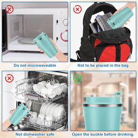 CS COSDDI 12oz capacity suits coffee, tea, or cold beverages