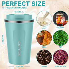 CS COSDDI spill-proof lid demonstrates mess-free sipping during commutes