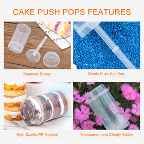 Csdtylh cake pops with lids keep treats fresh and mess-free at gatherings.