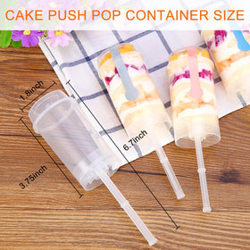 Csdtylh push-up cake pop shooter demonstrates sturdy design for cupcakes or ice cream.