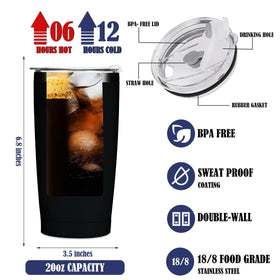 CSHVJ double-wall vacuum insulation keeps drinks hot or cold longer.