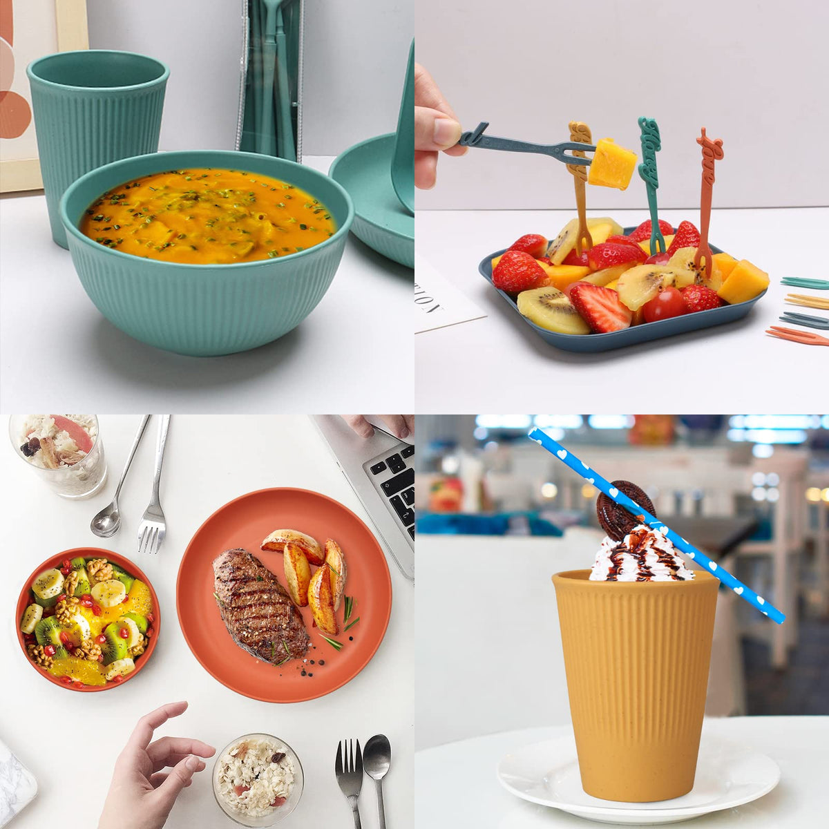 CSYY dishwasher-safe dishes shown for quick cleanup after meals