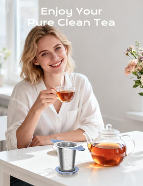CTIANWXY tea infuser fits most mugs and teapots for versatility.