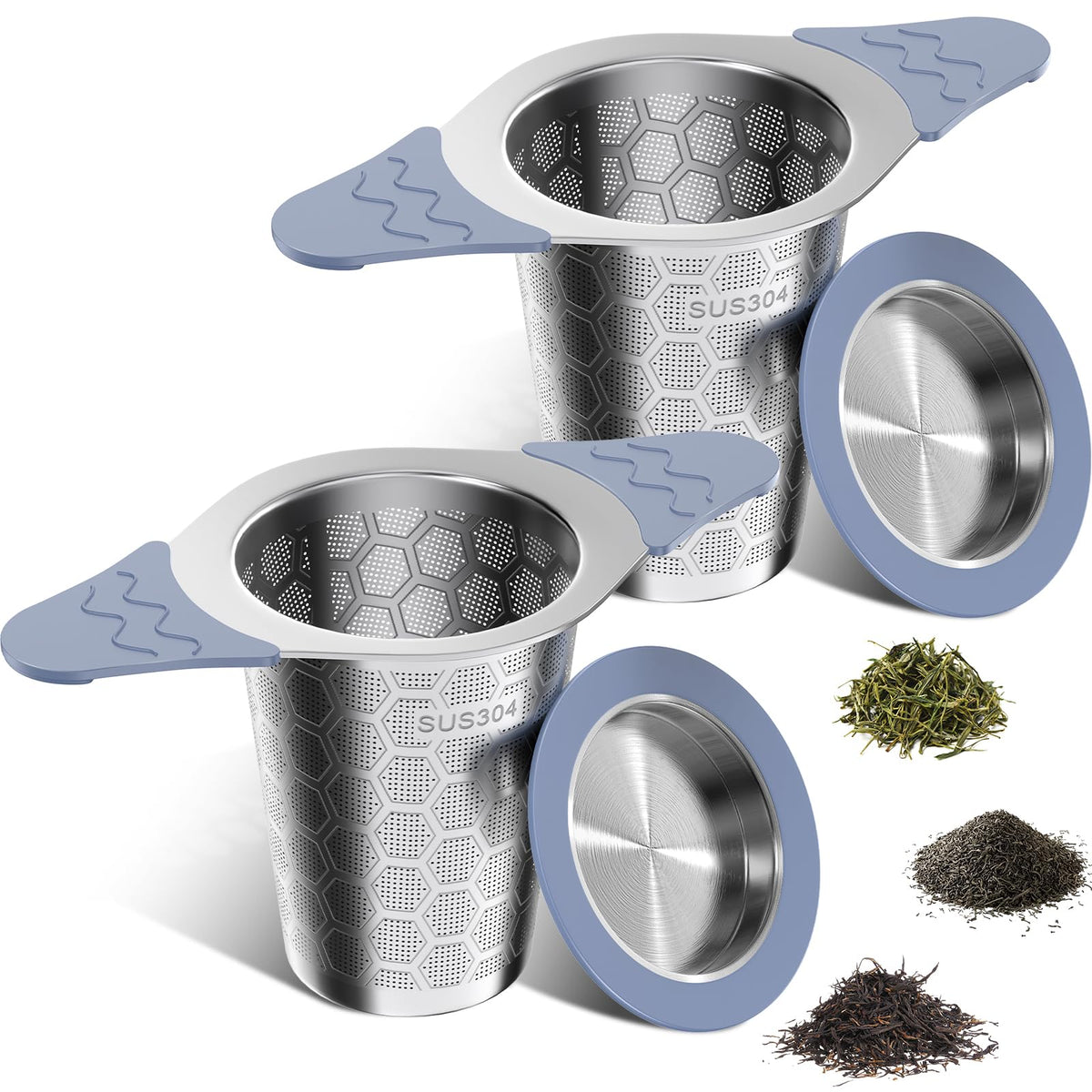 CTIANWXY tea infuser with large basket for full leaf infusion.