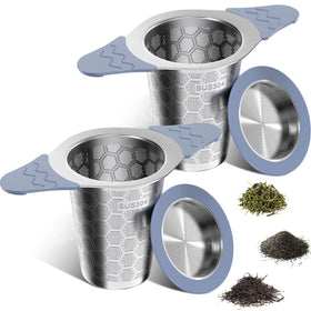 CTIANWXY tea infuser with large basket for full leaf infusion.