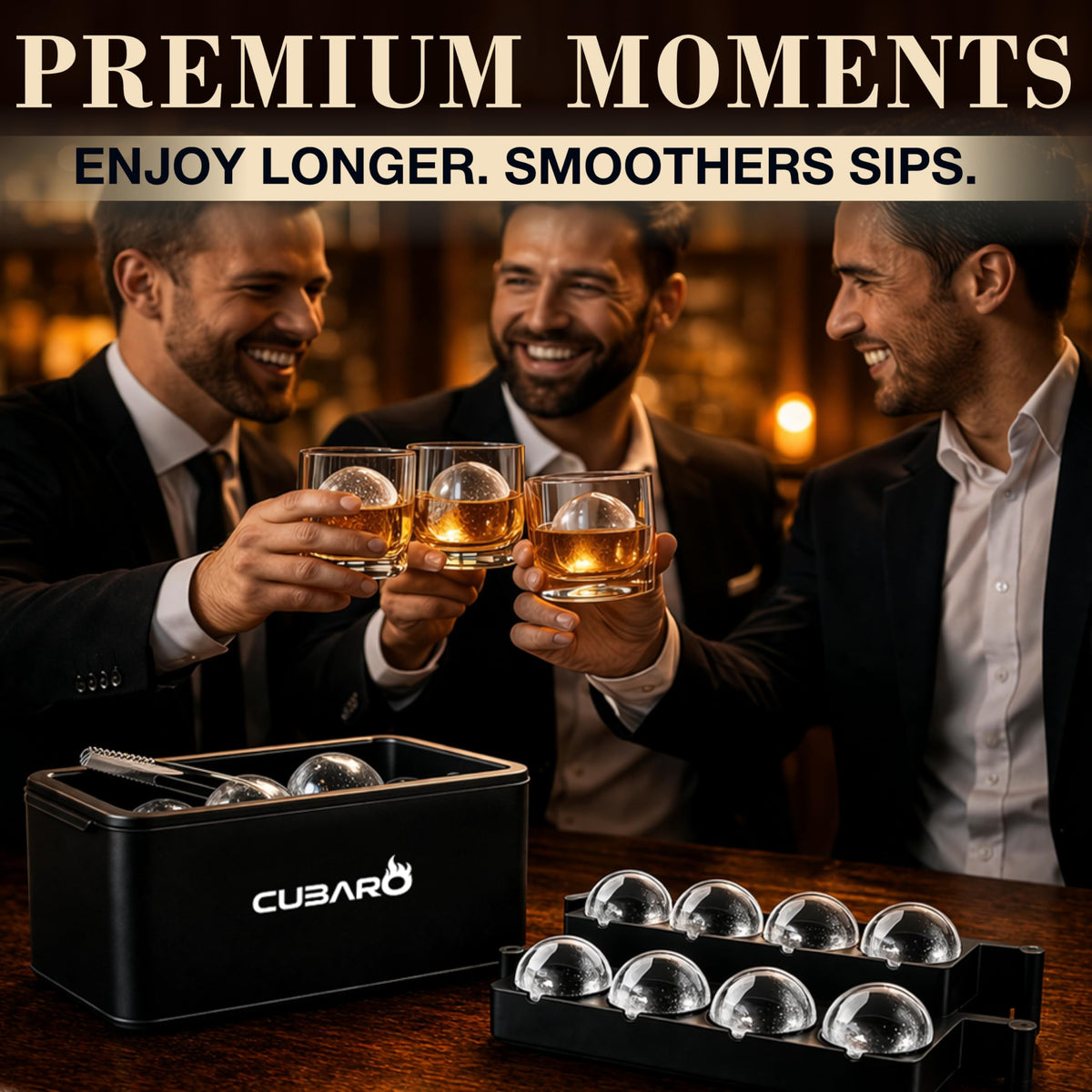 CUBARO bonus freezer bag included view highlights convenient storage without odors.