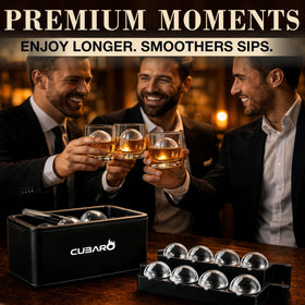 CUBARO bonus freezer bag included view highlights convenient storage without odors.