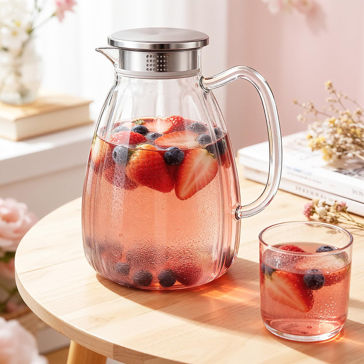 CubbyHaven glass pitcher gift-ready packaging stands out.