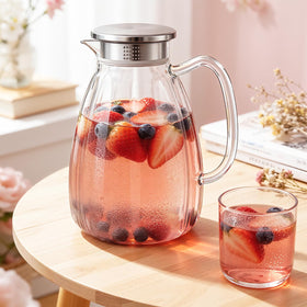 CubbyHaven glass pitcher gift-ready packaging stands out.